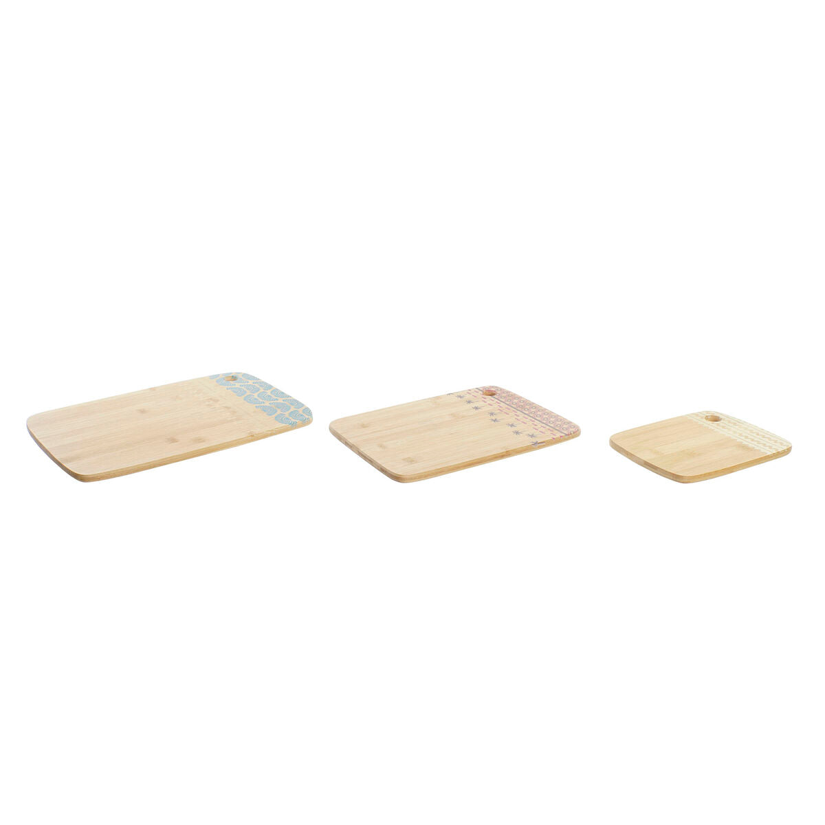 Set of chopping boards DKD Home Decor Tropical-1