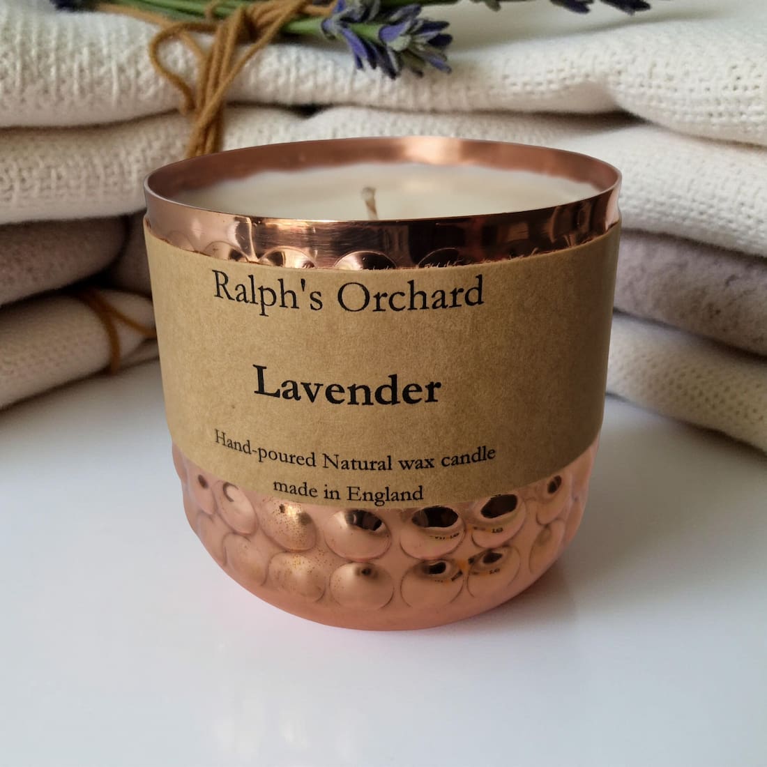 Lavender Essential Oil Candle-1