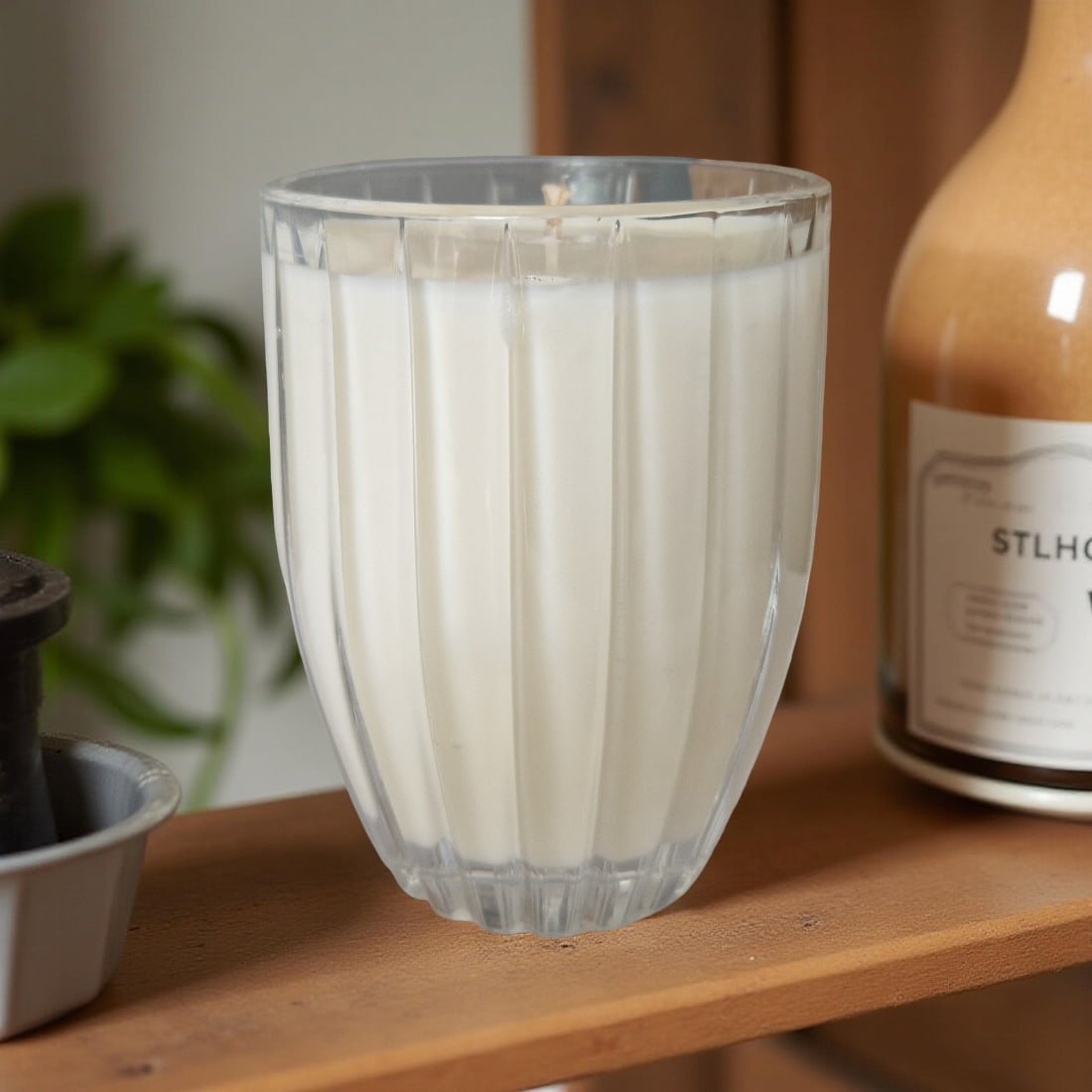 Glass Candles | Soft Sandalwood Fragrance-1