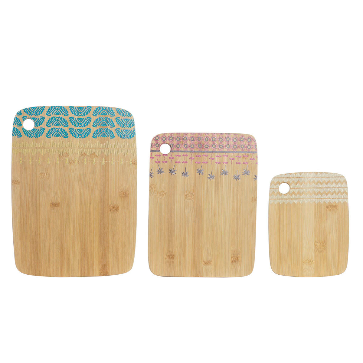Set of chopping boards DKD Home Decor Tropical-0