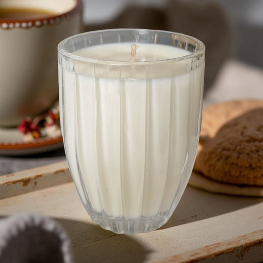 Glass Candles | Soft Sandalwood Fragrance-0